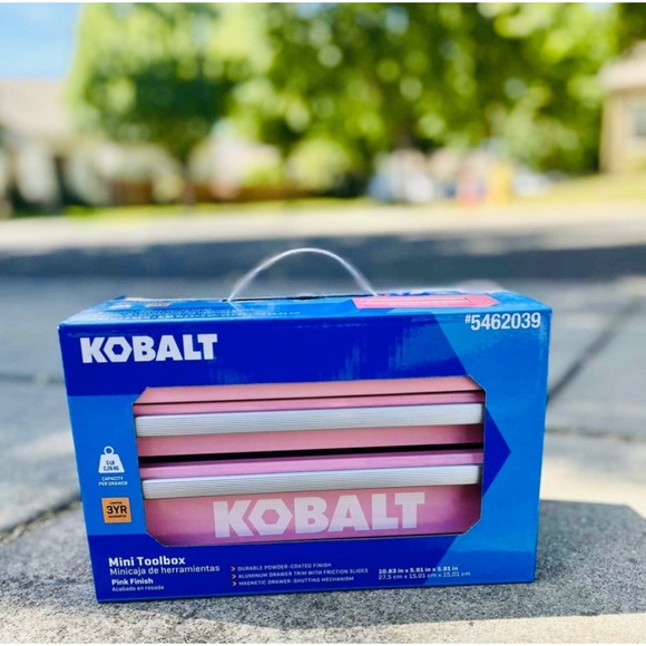 Pink Kobalt Mini Toolbox 2 Drawer Steel NEW Limited Edition - Picture 15 of 15
